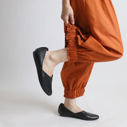 ＊ラスト２最終ＳＡＬＥ　８５ｃｍ　太ゴム入ギャザー裾バルーン パンツ　ワイド幅広ドロワーズ ジョッパーズゆったりF18A 2枚目の画像