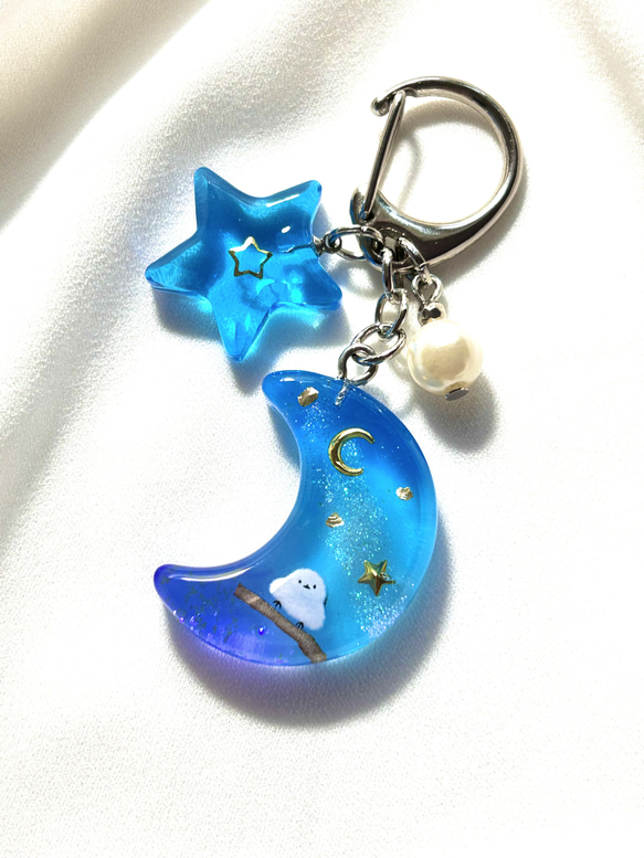 シマエナガキーホルダー　チャーム　レジン　ハンドメイド　オーダーページ シマエナガキーホルダー チャーム レジン ハンドメイド オーダーページ