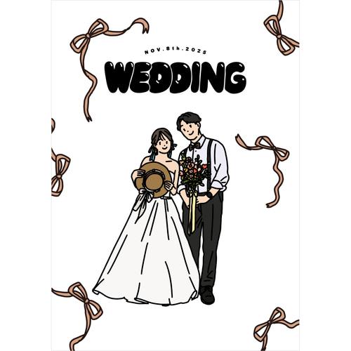 POP 画】似顔絵イラスト 結婚式 ウェルカムボード 似顔絵