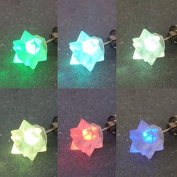 色が変わるよ！星のかけらピアス＋P-cuffs 2枚目の画像