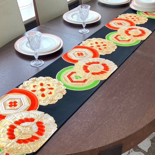 着物 帯 テーブルランナー BTR003 その他キッチン小物 Japanese Style