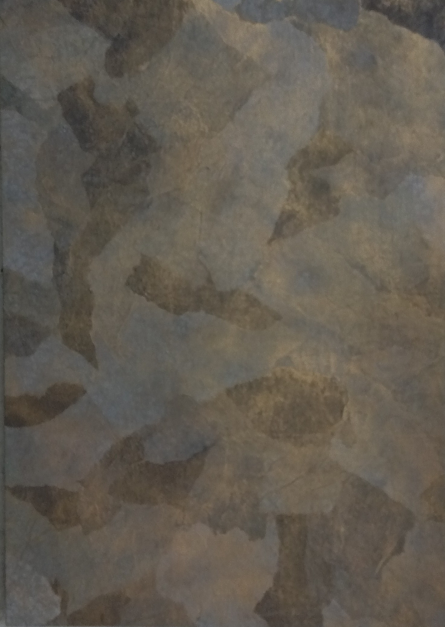 手染・創作和紙アートパネル　Ｎｏ７ちぎり貼り墨染 　基材　スチレンボード使用