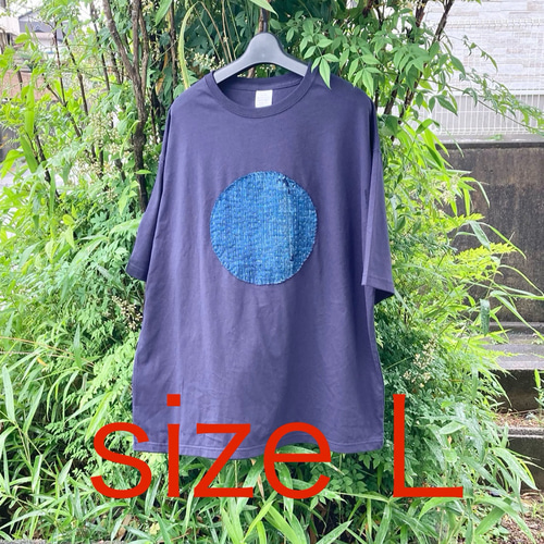 923 襤褸 tシャツ 古布 リメイク 藍染 藍染め パッチワーク 刺し子