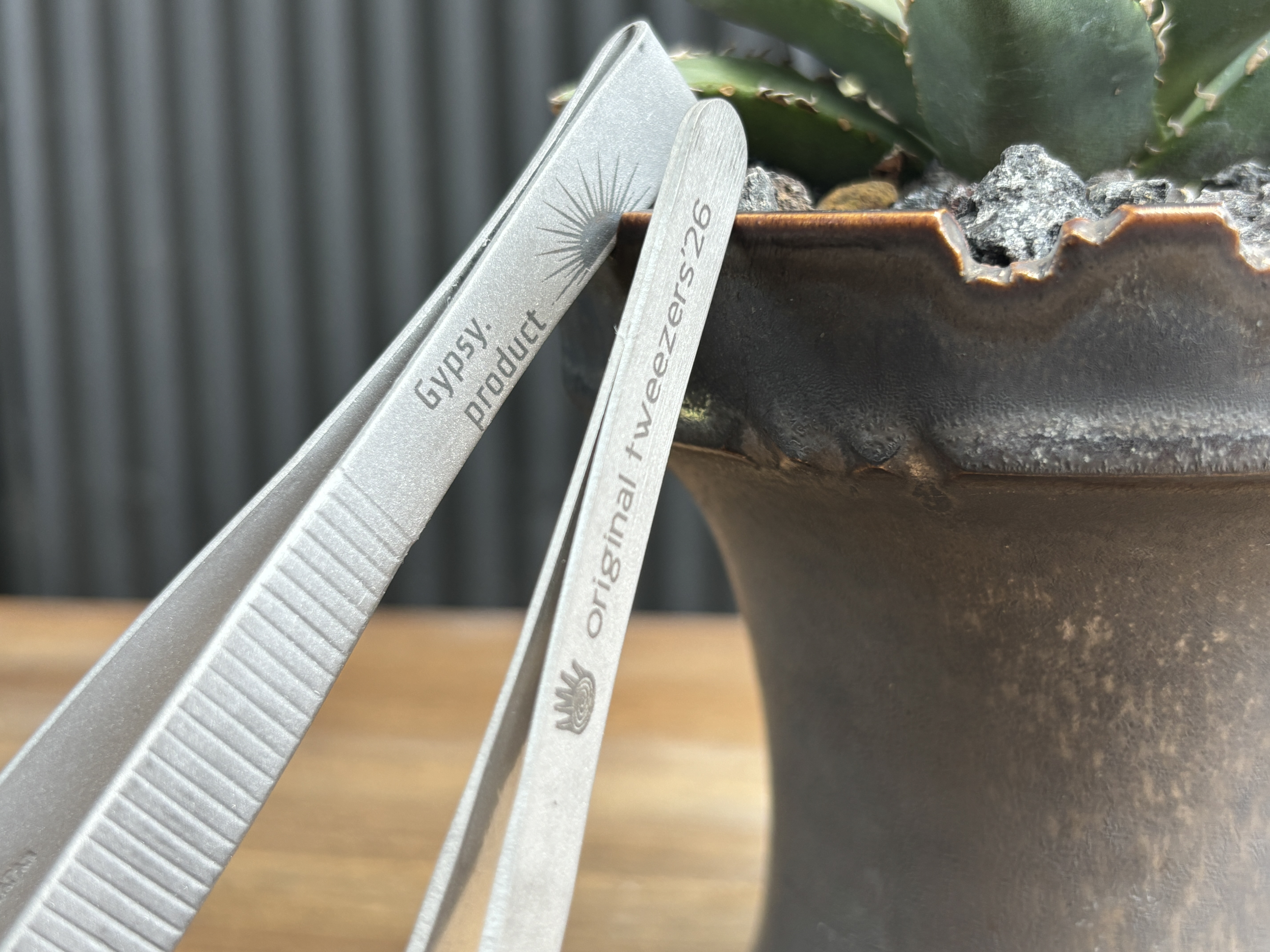 plants tweezers (植物用 ピンセット) 2本セット アガベ