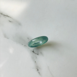 [R138-009］ 翡翠　くりぬきリング　天然石　グアテマラ産　指輪　10号 R138-009］ 翡翠くりぬきリング天然石グアテマラ産指輪10号