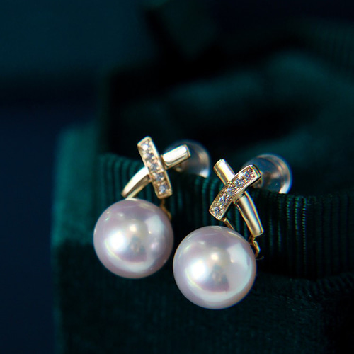 La Corser】クロスオーバー 日本製 7-10mm アコヤ真珠 天然海水真珠