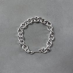 ハンドメイド シルバー925 ブレスレット ♡925シルバーブレスレット ハンドメイド銀細工 シルバー