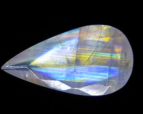最終、よっちゃん様、天然石セット ☆多彩☆レインボームーンストーンファセットカット☆4.0ct/16.6
