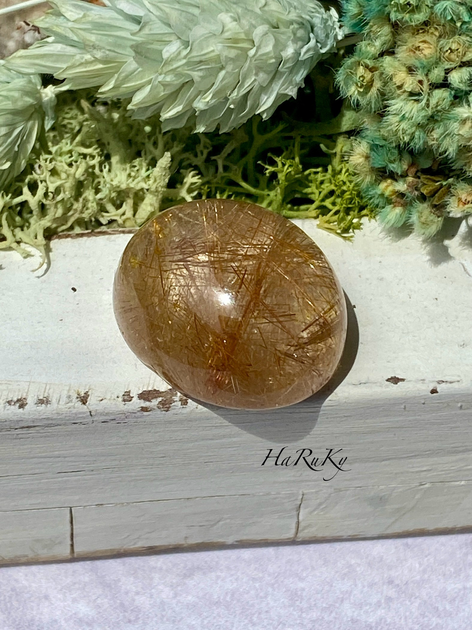 ハイグレード♡みっちり ルチル in クォーツ 26  天然石 天然色