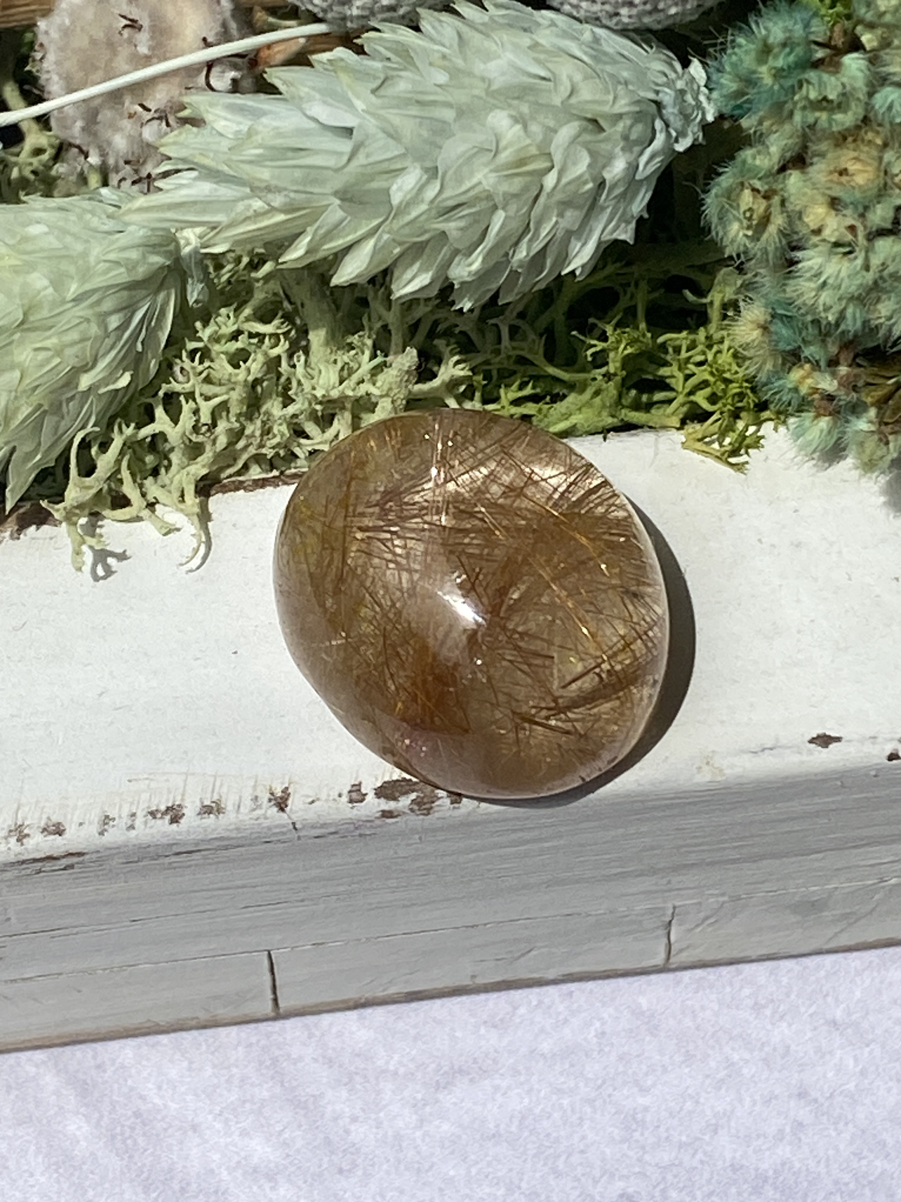 ハイグレード♡みっちり コッパールチル in クォーツ 28  天然石 天然色