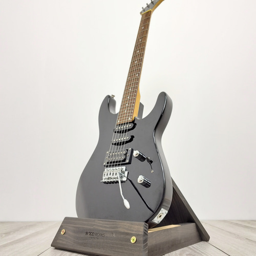 WOODWORKS ギタースタンド 1本掛 エレキギター用 ラッカー塗装対応