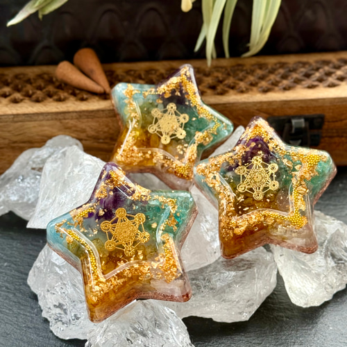 fairy光波動 オルゴナイト 星の祝福 ② 優しさと再生の波 大きな