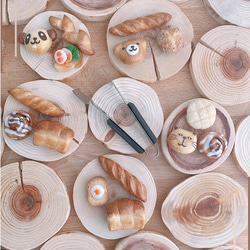 おままごとセット　本物のパン生地で作ったミニチュアパン 8枚目の画像