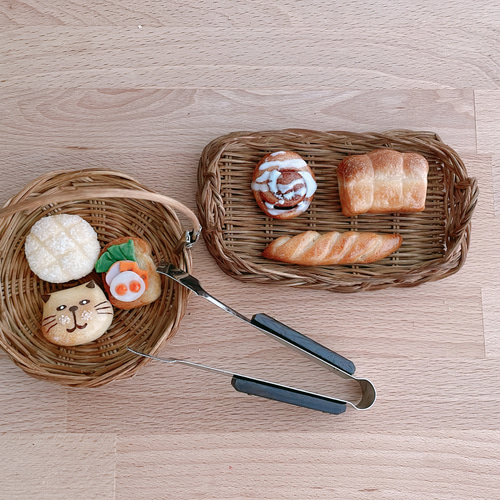 おままごとセット 本物のパン生地で作ったミニチュアパン 雑貨・その他
