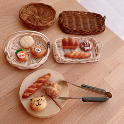 おままごとセット　本物のパン生地で作ったミニチュアパン 1枚目の画像