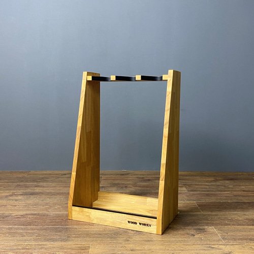 WOODWORKS ガンラック ／ライフルスタンド3丁掛 木製 日本製