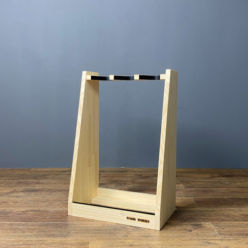 WOODWORKS ガンラック ／ライフルスタンド3丁掛 木製 日本製