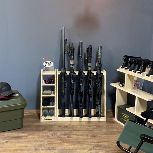 WOODWORKS ガンラック ／ライフルスタンド1丁掛 木製 日本製
