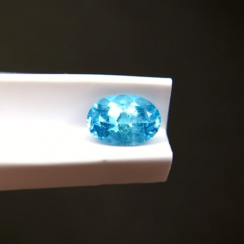 New 0.55ct天然パライバトルマリンルース ブラジル産 ネオンブルー GIA