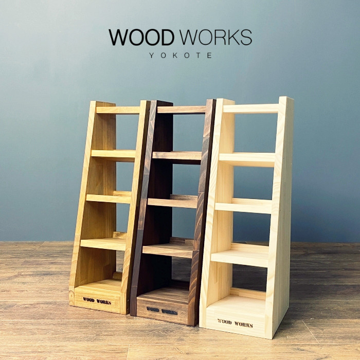 J1【used】WOOD WORKS ウッドワークス パターラック WOODWORKS ギタースタンド 3本掛 エレキギター・ベース用 木製