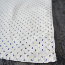 バンダナハンカチ[アンカー・ネイビー] H038Anchor Navy 4枚目の画像