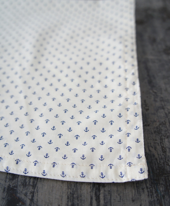 バンダナハンカチ[アンカー・ネイビー] H038Anchor Navy 4枚目の画像