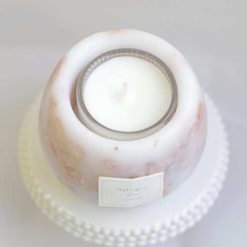 春 紫陽花のキャンドルホルダー 春 紫陽花のキャンドルホルダー