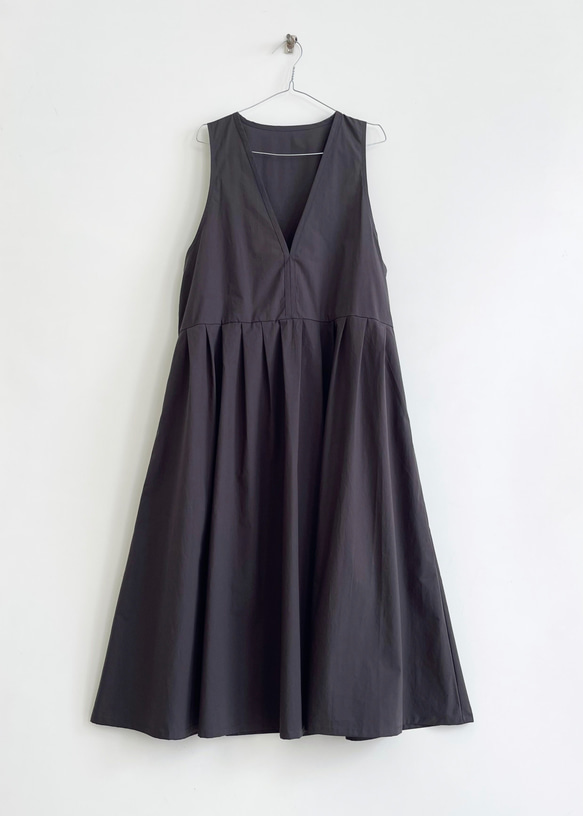 ジャンパースカート　* Cotton素材 Brown Grey * 11枚目の画像