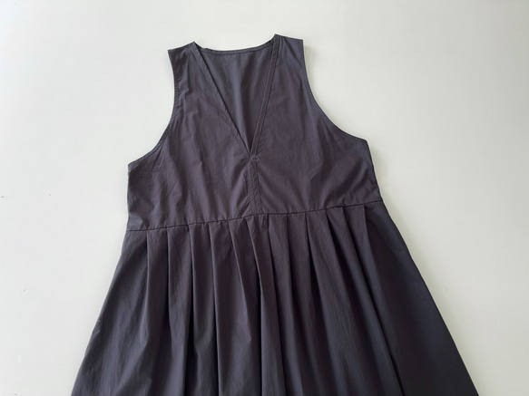 ジャンパースカート　* Cotton素材 Brown Grey * 12枚目の画像