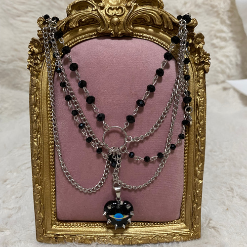 惑星ハートトゲトゲチャームのネックレス ネックレス・ペンダント JAM