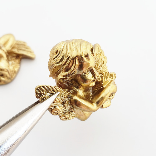 8個 天使 立体 エンジェル 楽器 笛 ハープ 貼り付け ゴシック 宗教