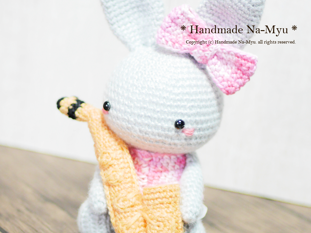 ★即日発送★《Creema限定》約17cm：音楽家のウサギちゃん・サックス／お飾り・LLサイズ