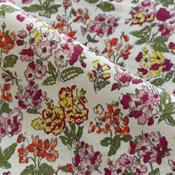 フランス コットンファブリック 輸入ファブリック ピンク・オレンジ系