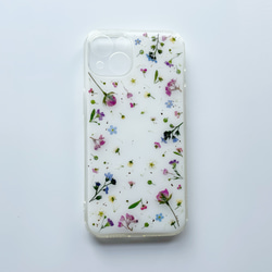 【春爛漫】 押し花スマホケース　全機種対応　手帳型ケース　ソフトケース　iphoneケース　スマホリング　アンドロイド　 10枚目の画像