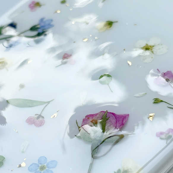 【春爛漫】 押し花スマホケース　全機種対応　手帳型ケース　ソフトケース　iphoneケース　スマホリング　アンドロイド　 19枚目の画像