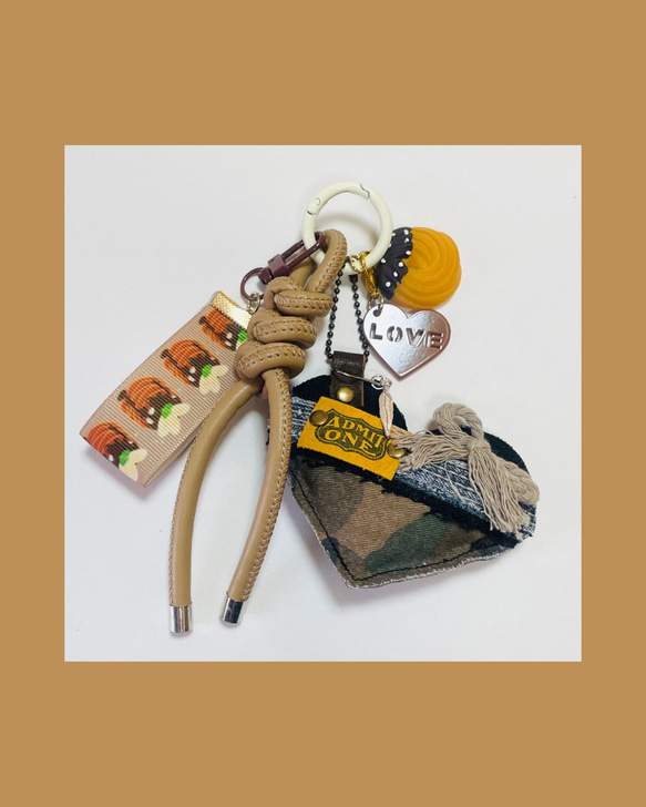 じゃらじゃらキーホルダー キーホルダー バッグチャーム