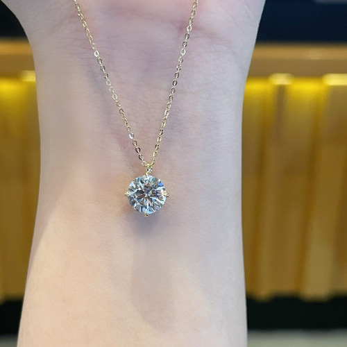 ラボグロウンダイヤモンドネックレスk18 1302 ネックレス・ペンダント