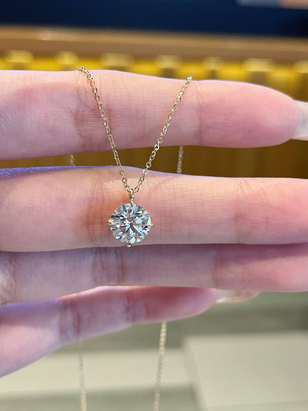 ばすらパールとダイヤのペンダントK18 ばすらパールとダイヤのペンダントK18