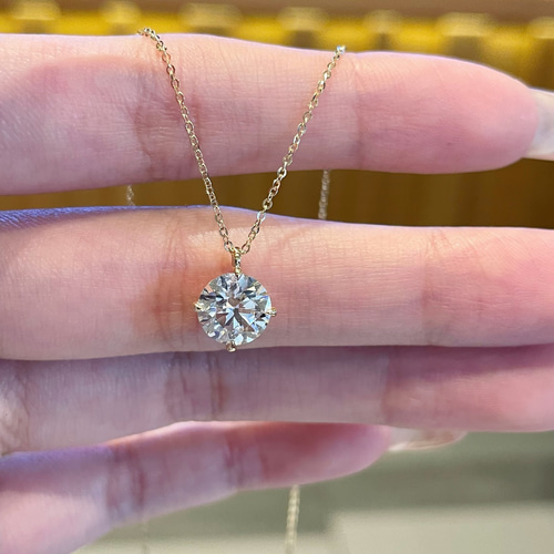 ラボグロウンダイヤ　k18 Dカラー1.04ctネックレス ラボグロウンダイヤ k18 Dカラー1.04ctネックレス