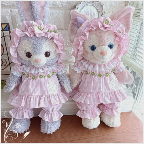 ステラルー/リーナベル Sサイズ ピンクサふりふりパジャマ