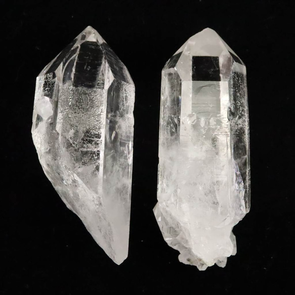 ブラジル トマスゴンサガ産 水晶 原石 2本セット 97g #54594 天然石