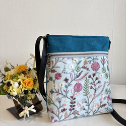 ツイントートバック 楕円底タイプ 蝶々刺繍 トートバッグ tumugi