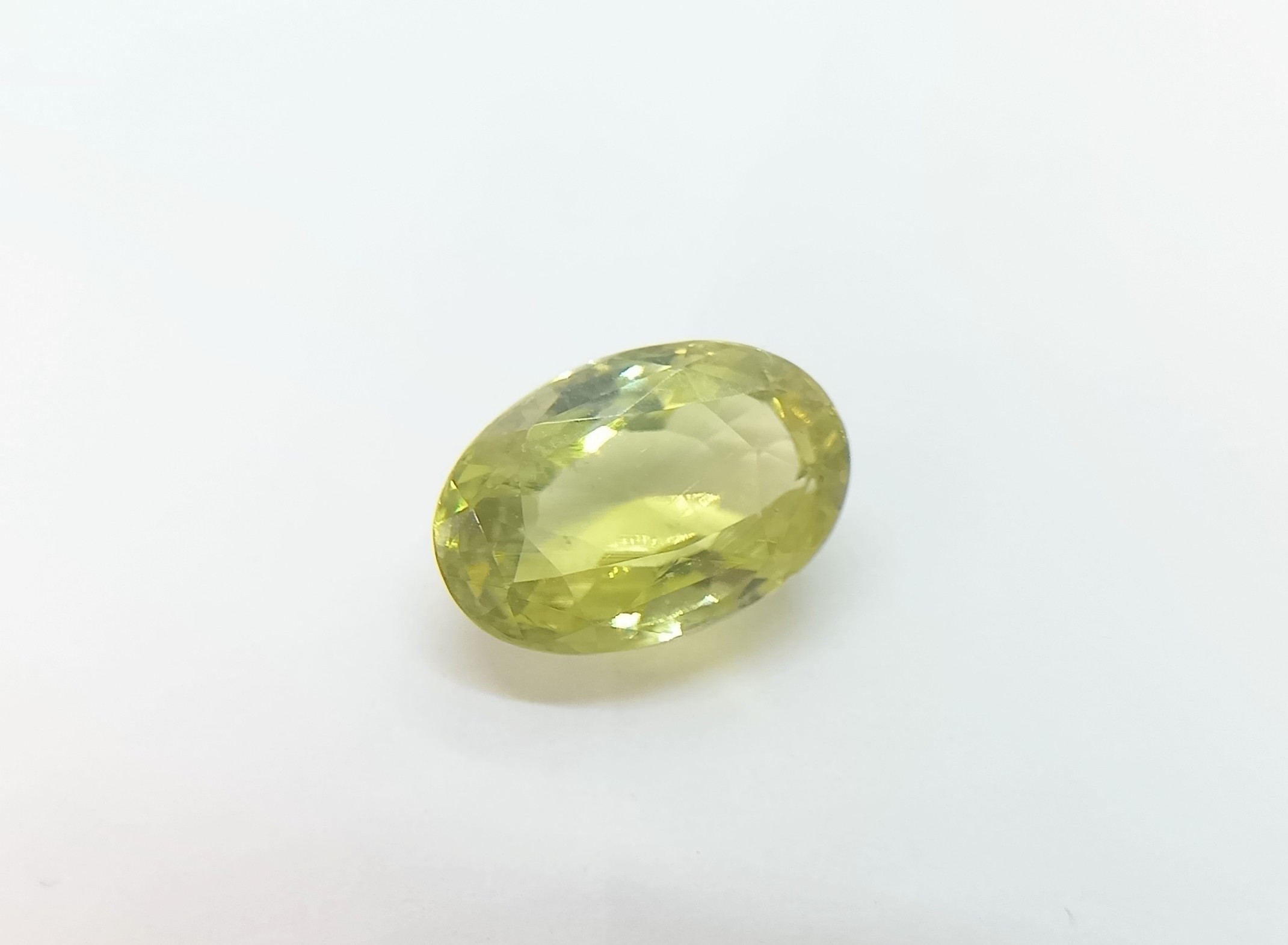 クリソベリル　ルース　3.431ct  日宝協ソーティング付　[2244]