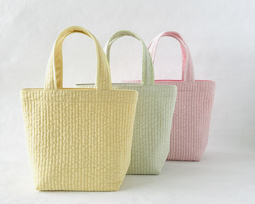 ヌビトート・ヌビバッグ　ハンドメイド ハンドメイド】流行りのヌビキルトで作るトートバッグの作り方/How to