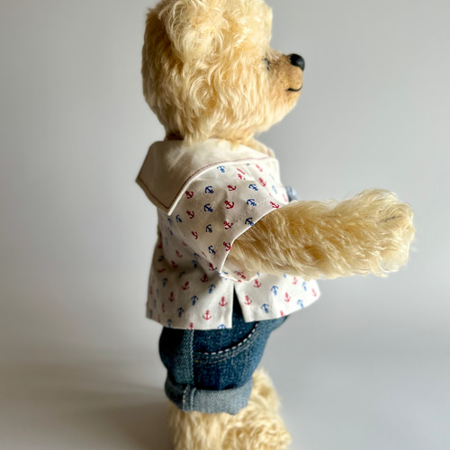 セーラーブラウスのテディベア セーラーブラウスのテディベア