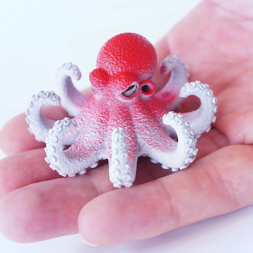 タコ フィギュア おもちゃ・人形 Cubo 通販 19480389｜Creema(クリーマ)