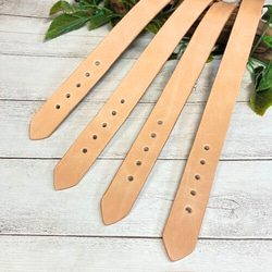 《高級ベンズ革使用》選べるサイズの本革犬・猫用首輪　(25㎜幅)　小型/中型/大型　【ヌメ】 5枚目の画像