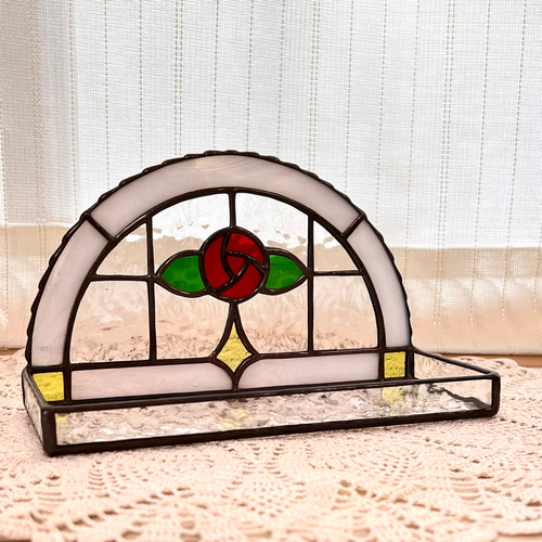 フランク・ロイド・ライト ヴィンテージ ステンドグラス レア型バタフライ・アーチ フランク・ロイド・ライト ヴィンテージ ステンドグラス レア型