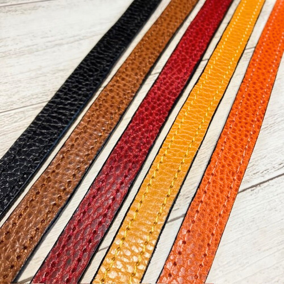 《名前入れ可能！》選べるサイズの本革犬・猫用首輪　(25㎜幅)　小型/中型/大型　【ドラーロ】 5枚目の画像