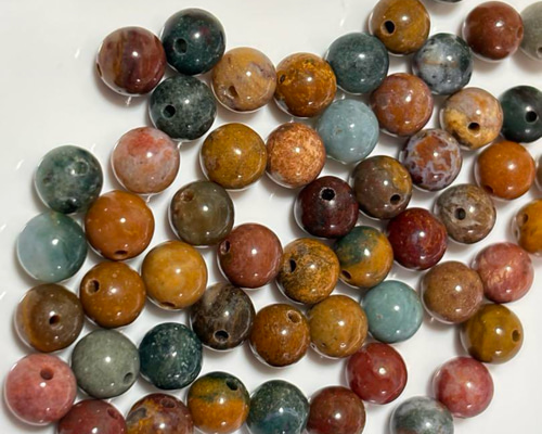 張果赤瑪瑙 赤メノウ 中国産 天然石 1粒 6mm #36 天然石 アクセサリー